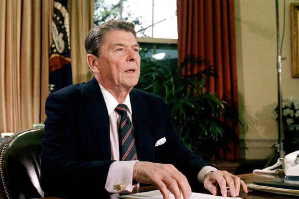 Cựu tổng thống Mỹ Ronald Reagan. Cựu tổng thống Mỹ