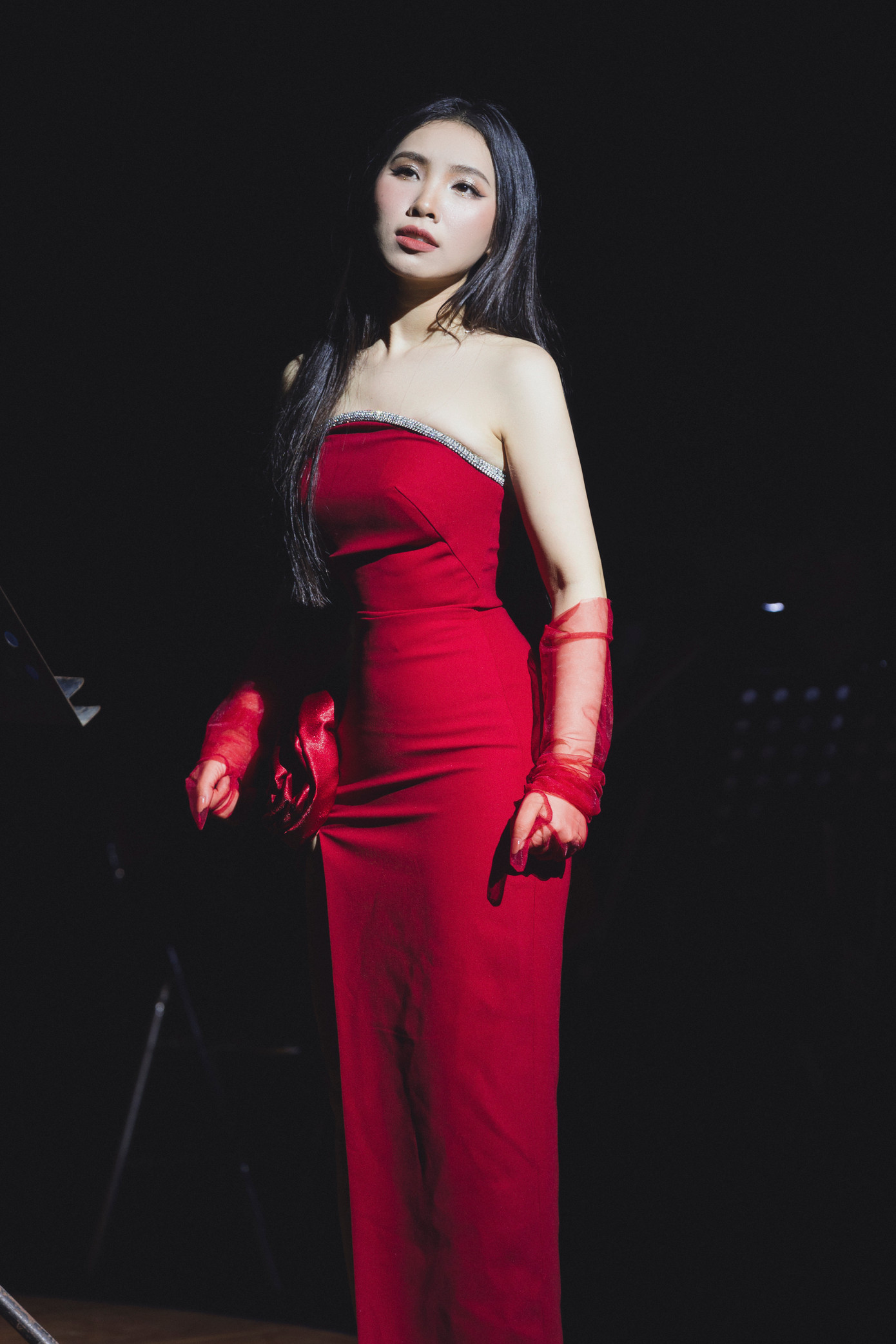 Lan Quỳnh trong buổi hòa nhạc cá nhân do Operaphilia hỗ trợ tổ chức. Ảnh: NVCC