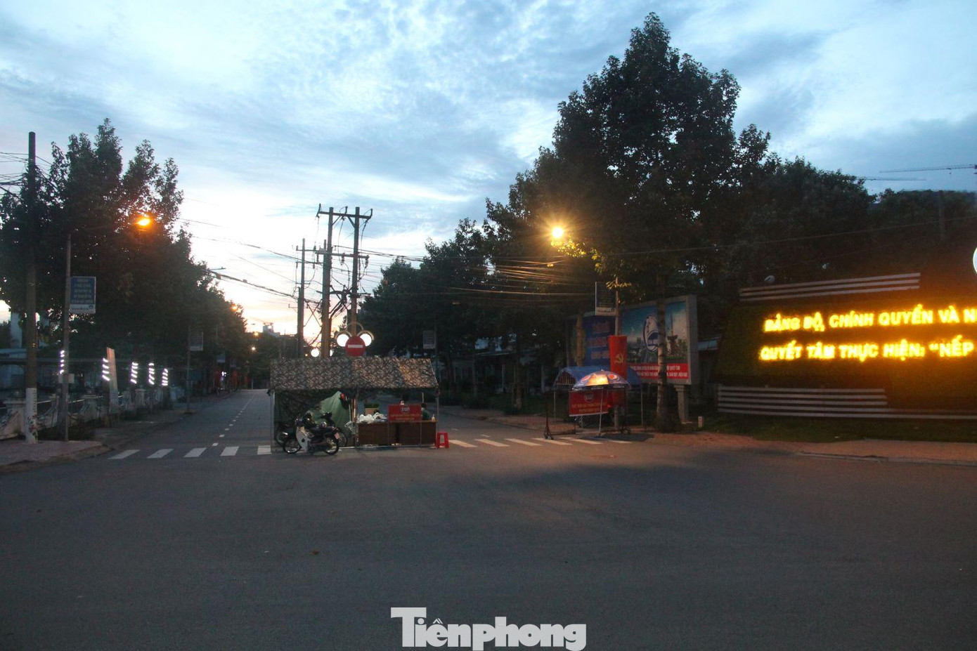 Chốt an ninh đường 30/4 vắng lặng