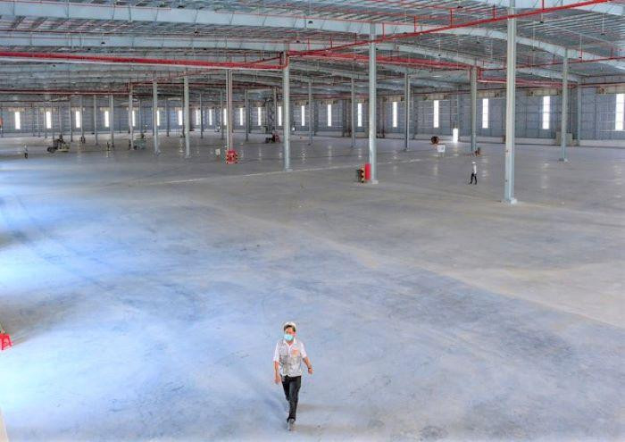 Bệnh viện dã chiến mới này chia thành 2 khu vực Bệnh viện dã chiến mới này chia thành 2 khu vực