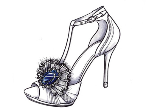 Sandal có quai đeo hình chữ T đính trang sức khổng lồ của Vince Camuto