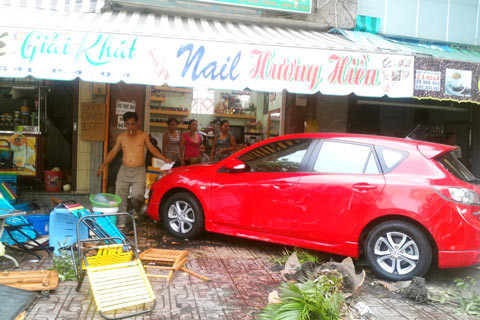 Hiện trường vụ tai nạn