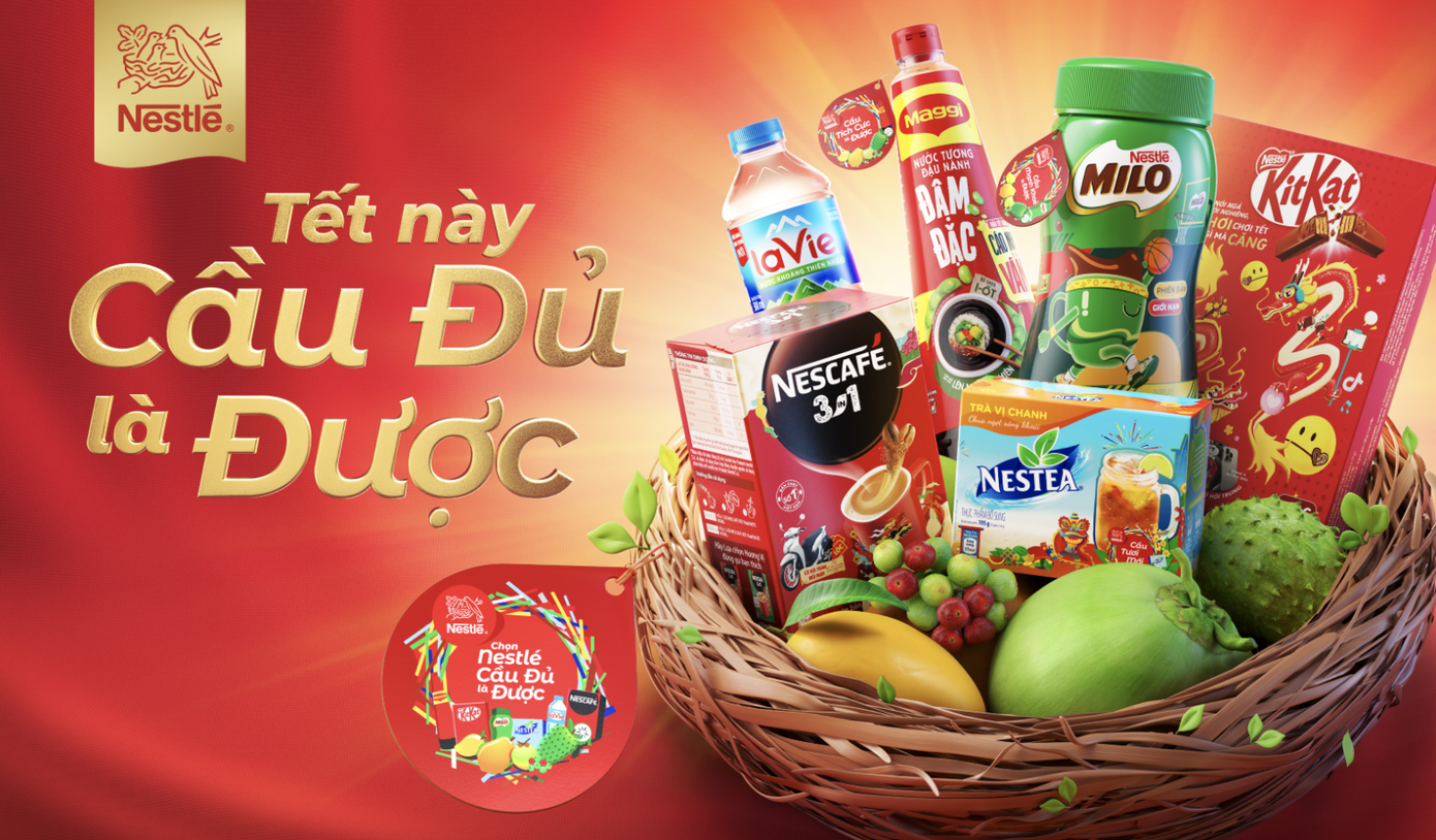 Nestlé Việt Nam khởi xướng chương trình “Cầu Đủ Là Được” cùng người tiêu dùng trao đi những lời chúc tốt đẹp cho năm mới Nestlé Việt Nam khởi xướng chương trình “Cầu Đủ Là Được” cùng người tiêu dùng trao đi những lời chúc tốt đẹp cho năm mới