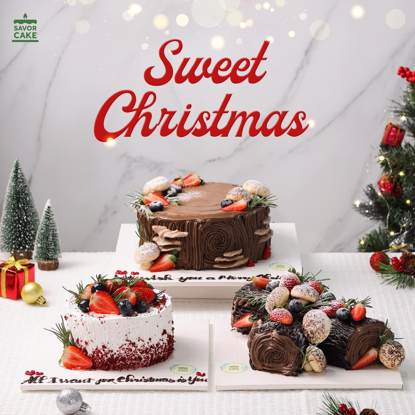Savor Cake liên tục thay đổi mẫu bánh liên tục theo mùa (Nguồn ảnh: Savor Cake)