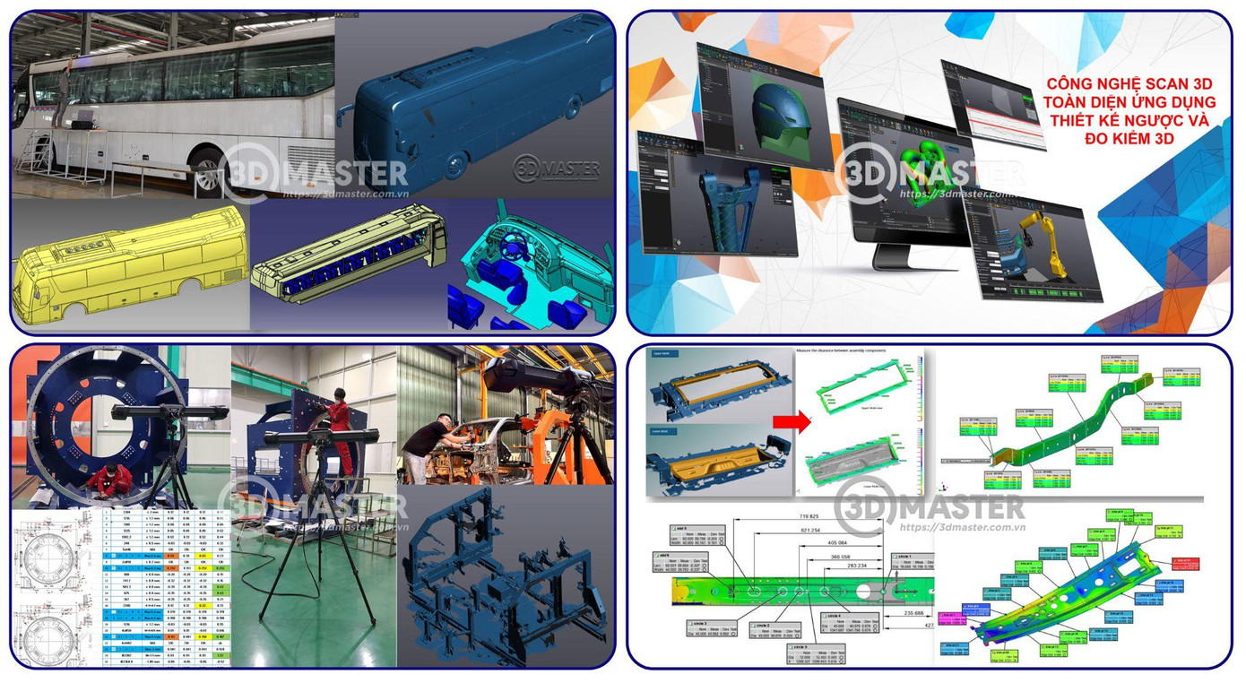 3D Master ứng dụng scan 3D thiết kế và đo 3D sản phẩm cơ khí 3D Master ứng dụng scan 3D thiết kế và đo 3D sản phẩm cơ khí