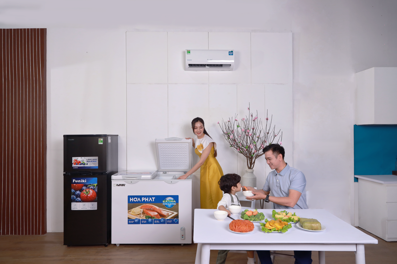 Hệ sinh thái sản phẩm của Điện lạnh Hoà Phát ngày càng đa dạng, với mức giá phù hợp với đại đa số các gia đình, giúp mỗi nhà thêm tiện nghi