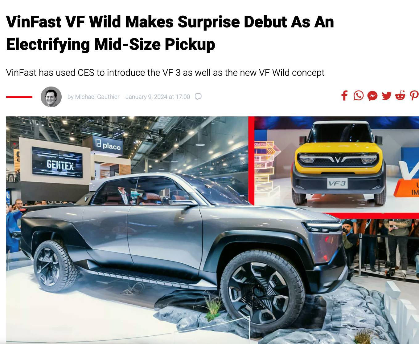 Carscoops tin tưởng mẫu bán tải mới của VinFast có thể dễ dàng thuyết phục người dùng Mỹ Carscoops tin tưởng mẫu bán tải mới của VinFast có thể dễ dàng thuyết phục người dùng Mỹ