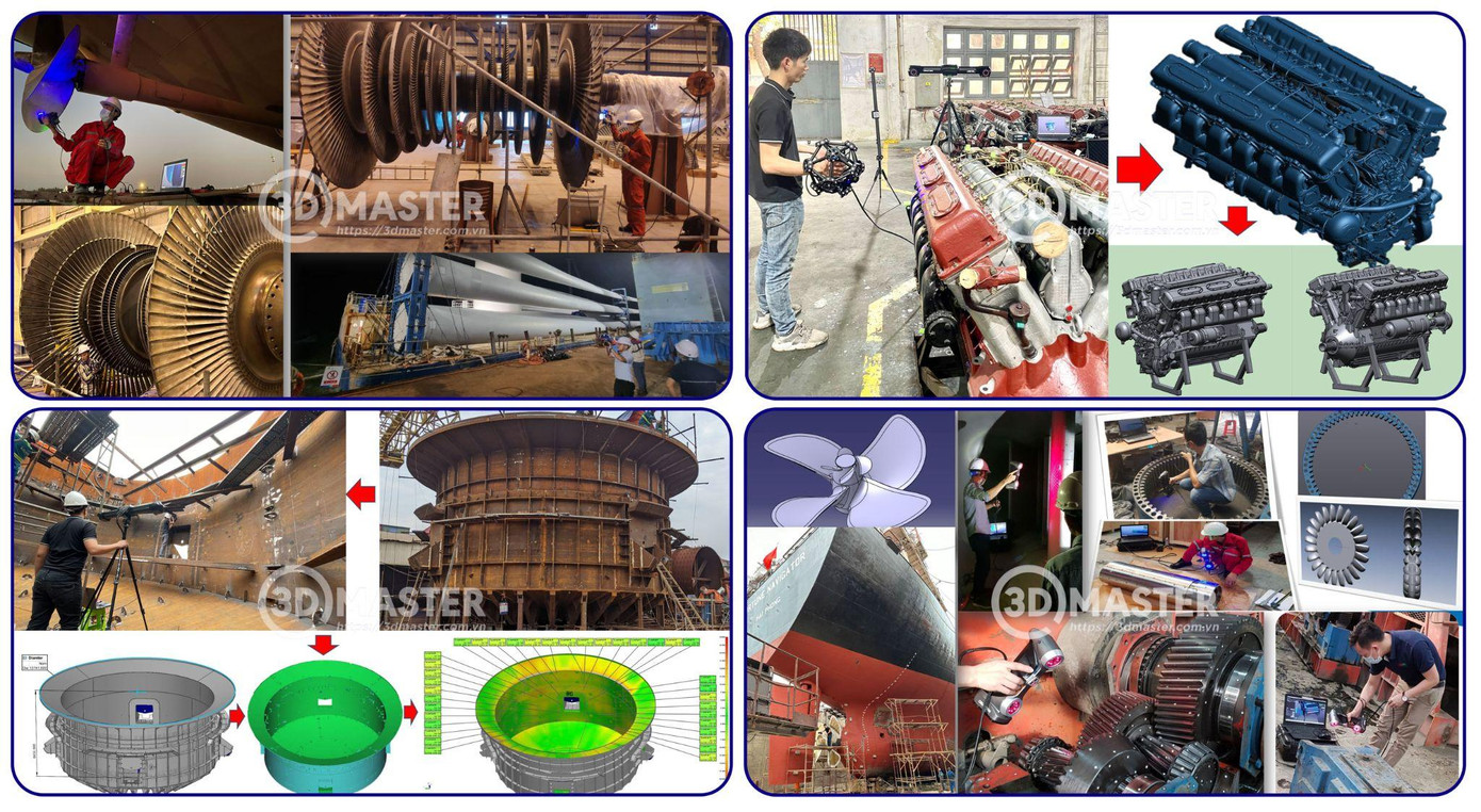 3D Master ứng dụng scan 3D thiết kế và đo 3D sản phẩm công nghiệp nặng 3D Master ứng dụng scan 3D thiết kế và đo 3D sản phẩm công nghiệp nặng