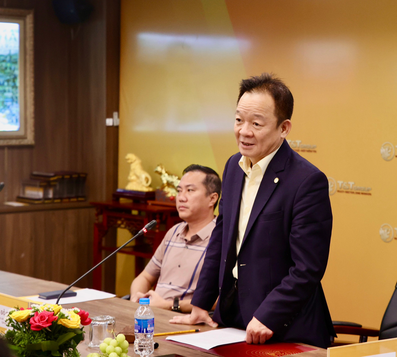 Ông Đỗ Quang Hiển phát biểu tại buổi lễ