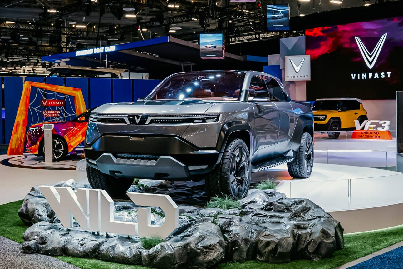 VF Wild là điểm nhấn ấn tượng tại CES 2024, bên cạnh mẫu VF 3 và những sản phẩm xe điện thông minh khác.
