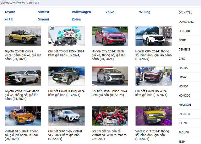 Đội ngũ chuyên gia của Giaxeoto.vn luôn đánh giá khách quan về từng dòng xe