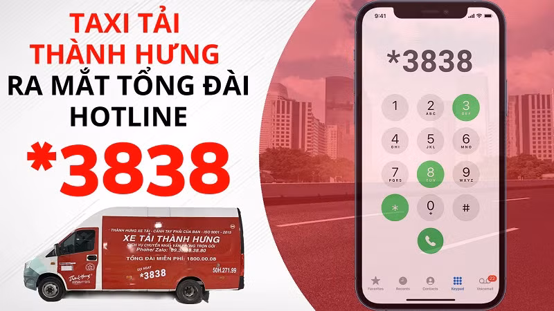 Taxi Tải Thành Hưng ra mắt tổng đài duy nhất *3838 - ảnh Thành Hưng Taxi Tải Thành Hưng ra mắt tổng đài duy nhất *3838 - ảnh Thành Hưng