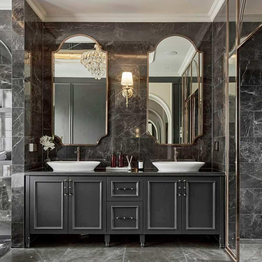 Gương Dehome sản xuất theo yêu cầu đơn vị thiết kế nội thất Len’s decor