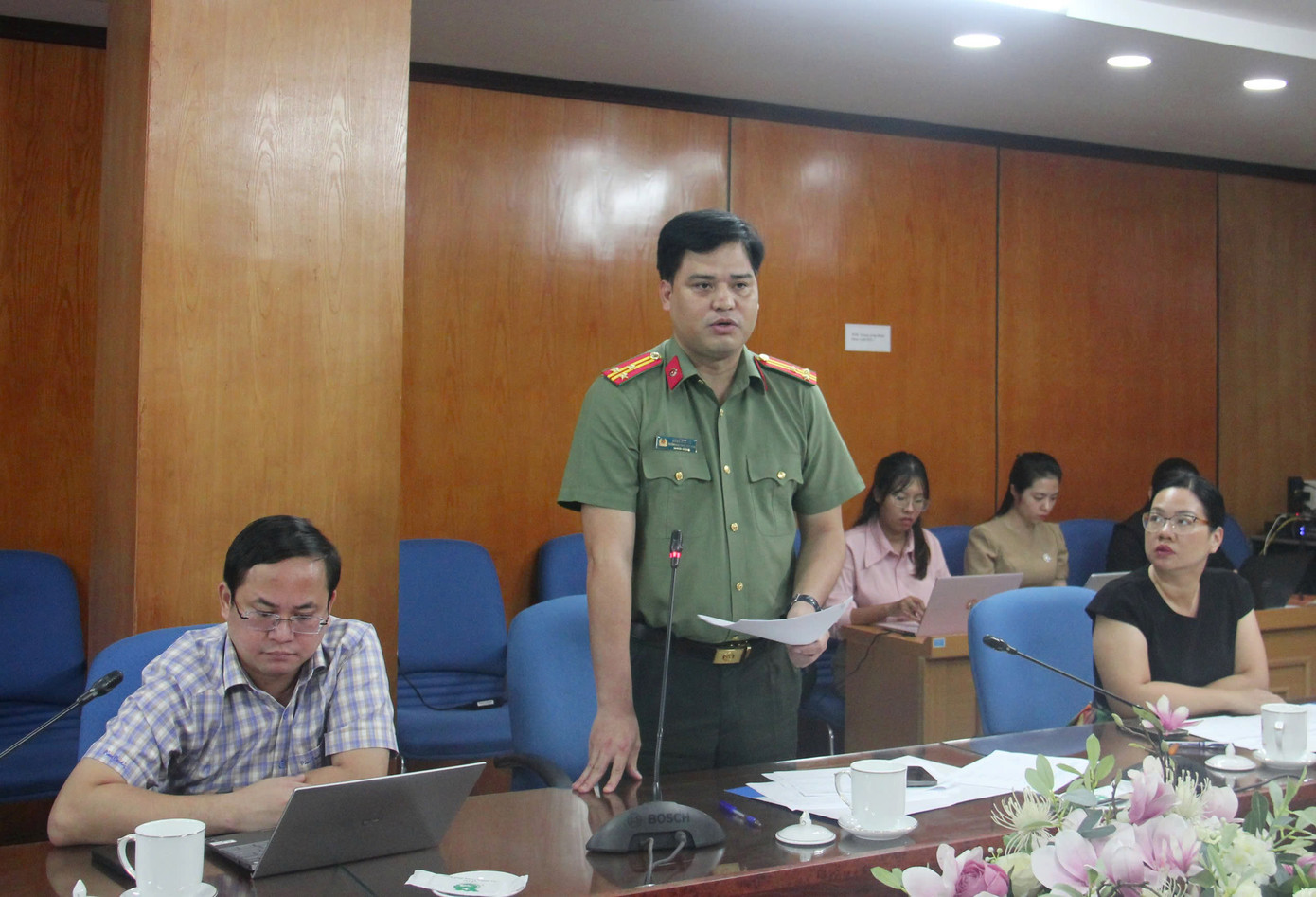 Đại diện các tỉnh, thành Đoàn và Đoàn trực thuộc trao đổi thông tin hỗ trợ bà con bị ảnh hưởng bởi cơn bão số 3. Ảnh: Đăng Hải Đại diện các tỉnh, thành Đoàn và Đoàn trực thuộc trao đổi thông tin hỗ trợ bà con bị ảnh hưởng bởi cơn bão số 3. Ảnh: Đăng Hải