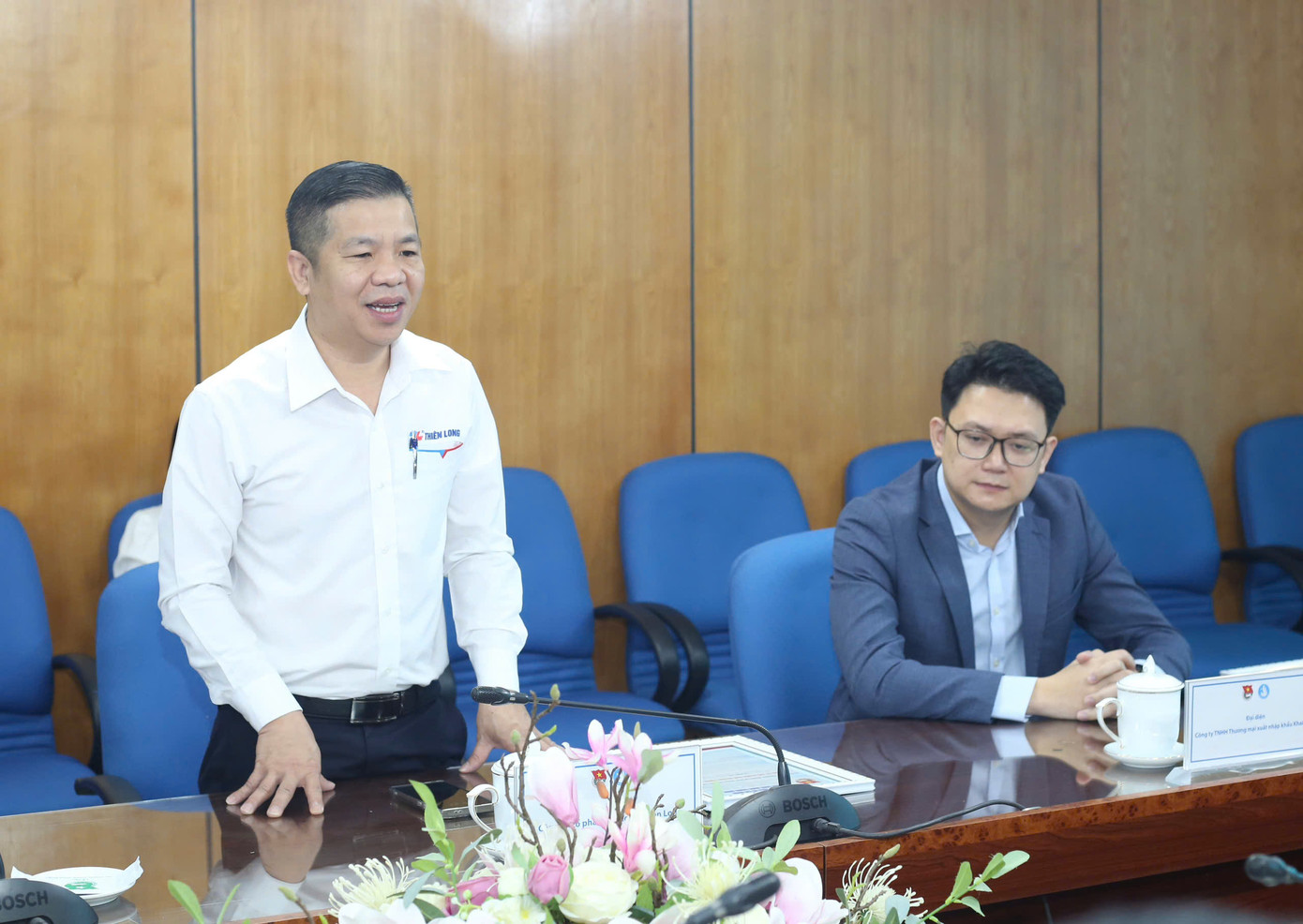 Ông Trịnh Văn Hào - Giám đốc Truyền thông và Đối ngoại, Tập đoàn Thiên Long chia sẻ tại chương trình. Ông Trịnh Văn Hào - Giám đốc Truyền thông và Đối ngoại, Tập đoàn Thiên Long chia sẻ tại chương trình.