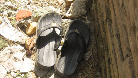 Gần trăm dân làng vây bắt tên trộm trốn dưới ruộng ảnh 2