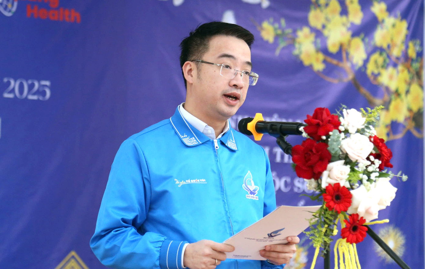 Anh Nguyễn Tường Lâm phát biểu tại chương trình. Anh Nguyễn Tường Lâm phát biểu tại chương trình.