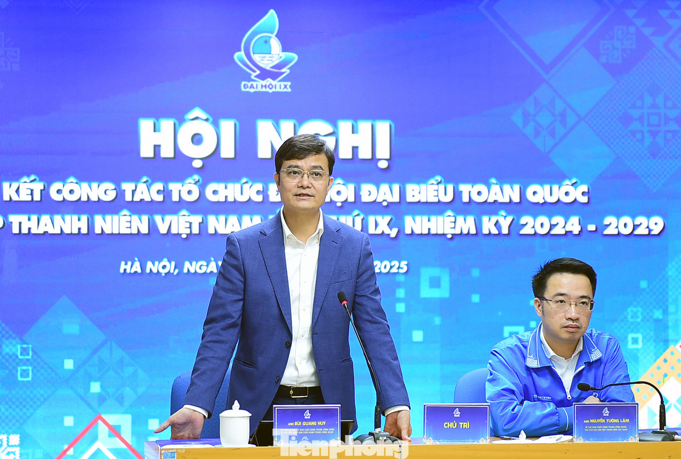 Anh Bùi Quang Huy phát biểu kết luận hội nghị. Ảnh: Xuân Tùng Anh Bùi Quang Huy phát biểu kết luận hội nghị. Ảnh: Xuân Tùng