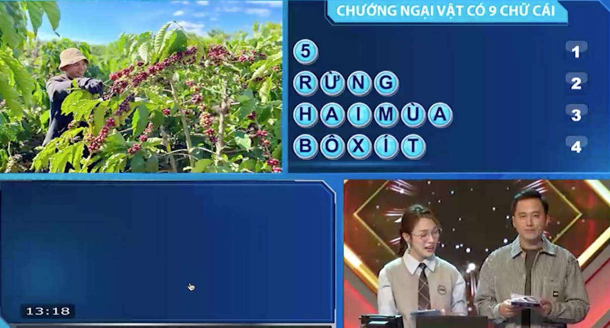 Anh Thơ giải đáp chính xác ẩn số cần tìm. Anh Thơ giải đáp chính xác ẩn số cần tìm.