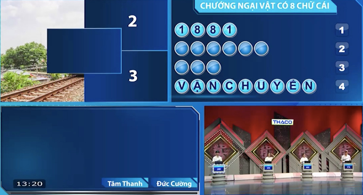 Đức Cường giải đáp ẩn số chướng ngại vật chính xác.