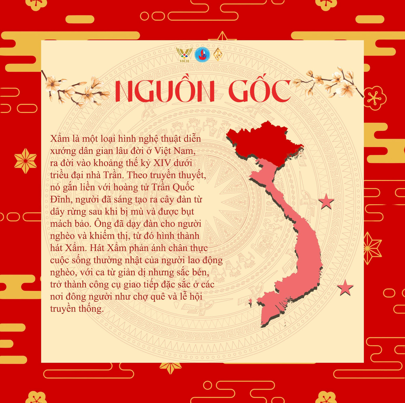 Hội Sinh viên Việt Nam tại Nga giới thiệu về nghệ thuật hát Xẩm. Ảnh: FB