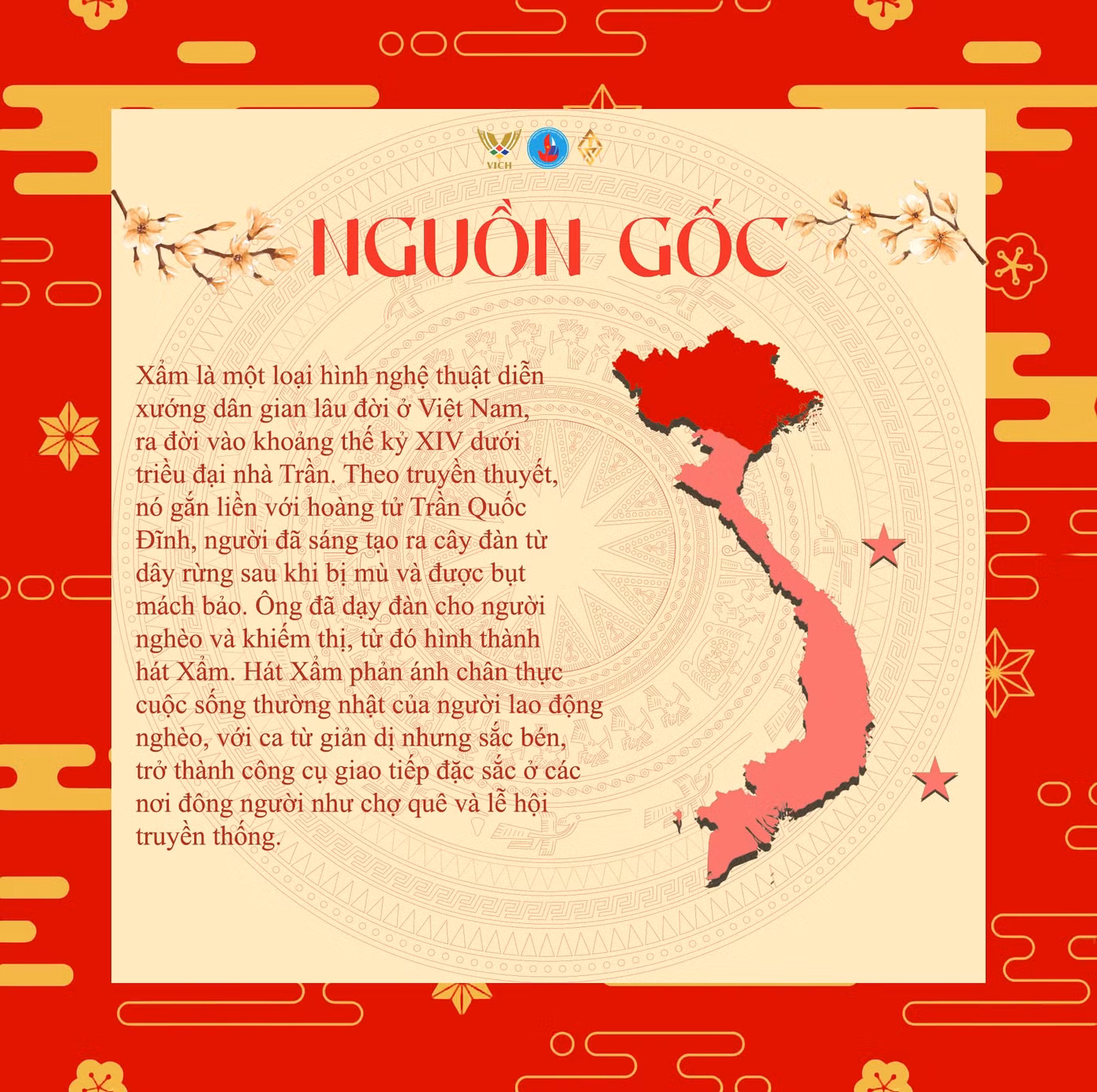 Hội Sinh viên Việt Nam tại Nga giới thiệu về nghệ thuật hát Xẩm. Ảnh: FB