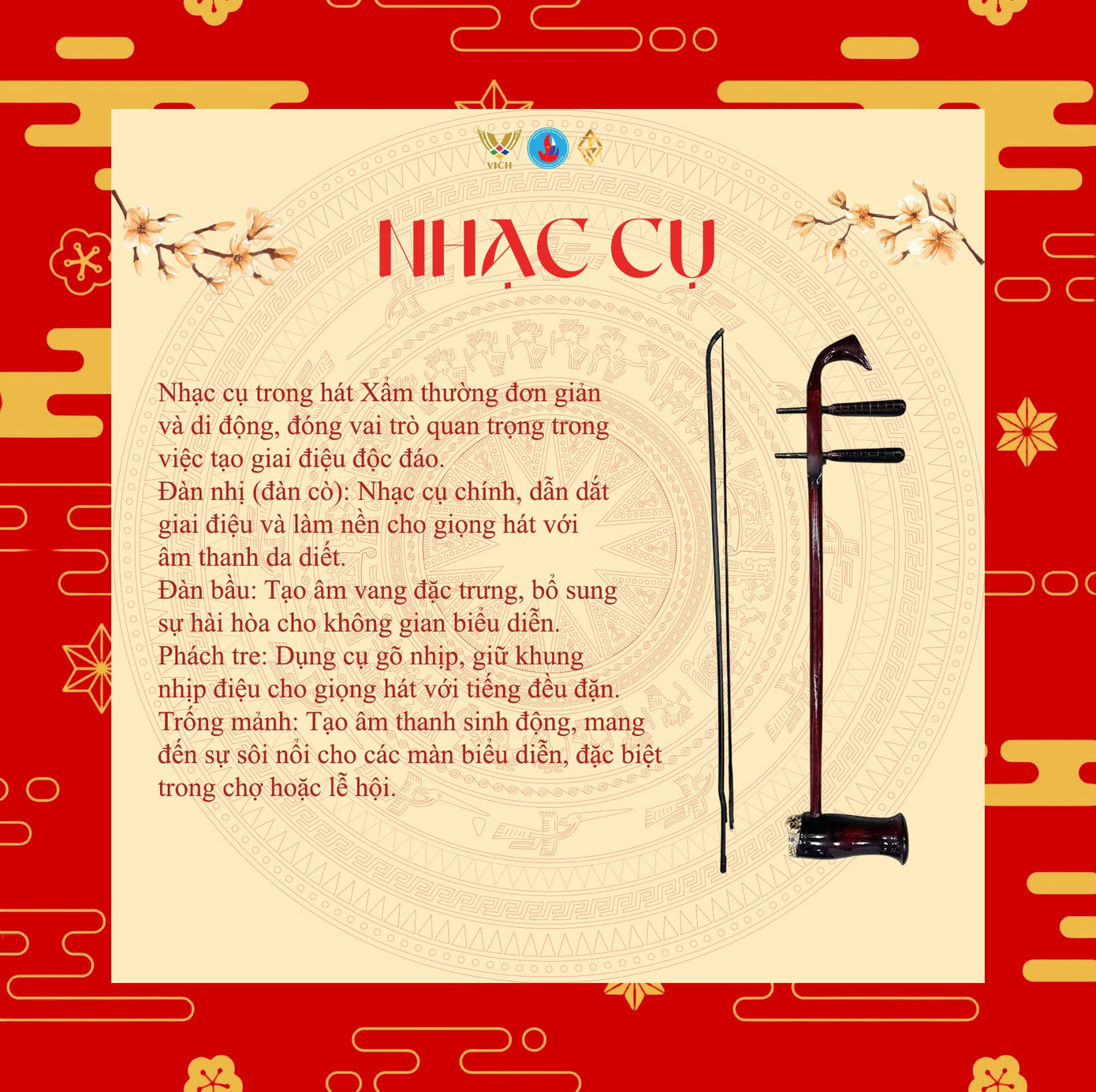 Hội Sinh viên Việt Nam tại Nga giới thiệu về nghệ thuật hát Xẩm. Ảnh: FB