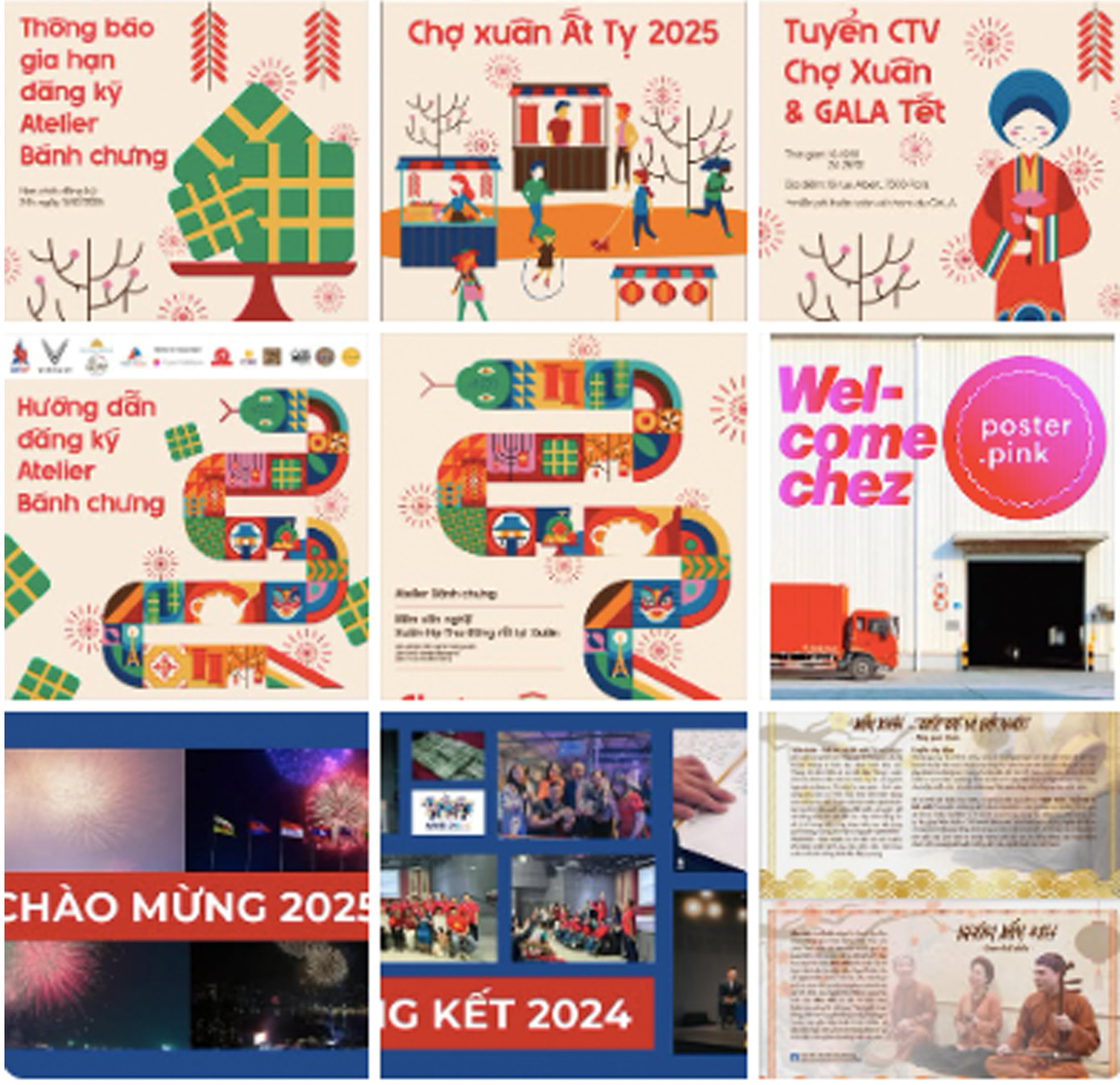 Những sắc màu rực rỡ trên fanpage của UEVF.