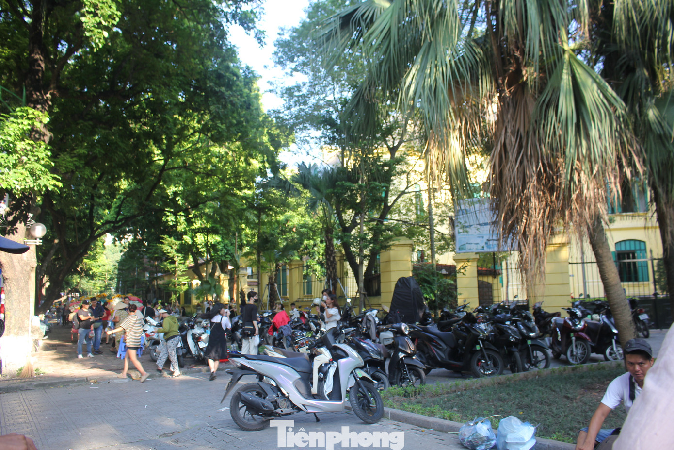 Đặc biệt, vài đoạn vỉa hè dọc đường Hoàng Diệu và Phan Đình Phùng còn xuất hiện tình trạng một số đối tượng ngang nhiên thu vé để xe trái phép.