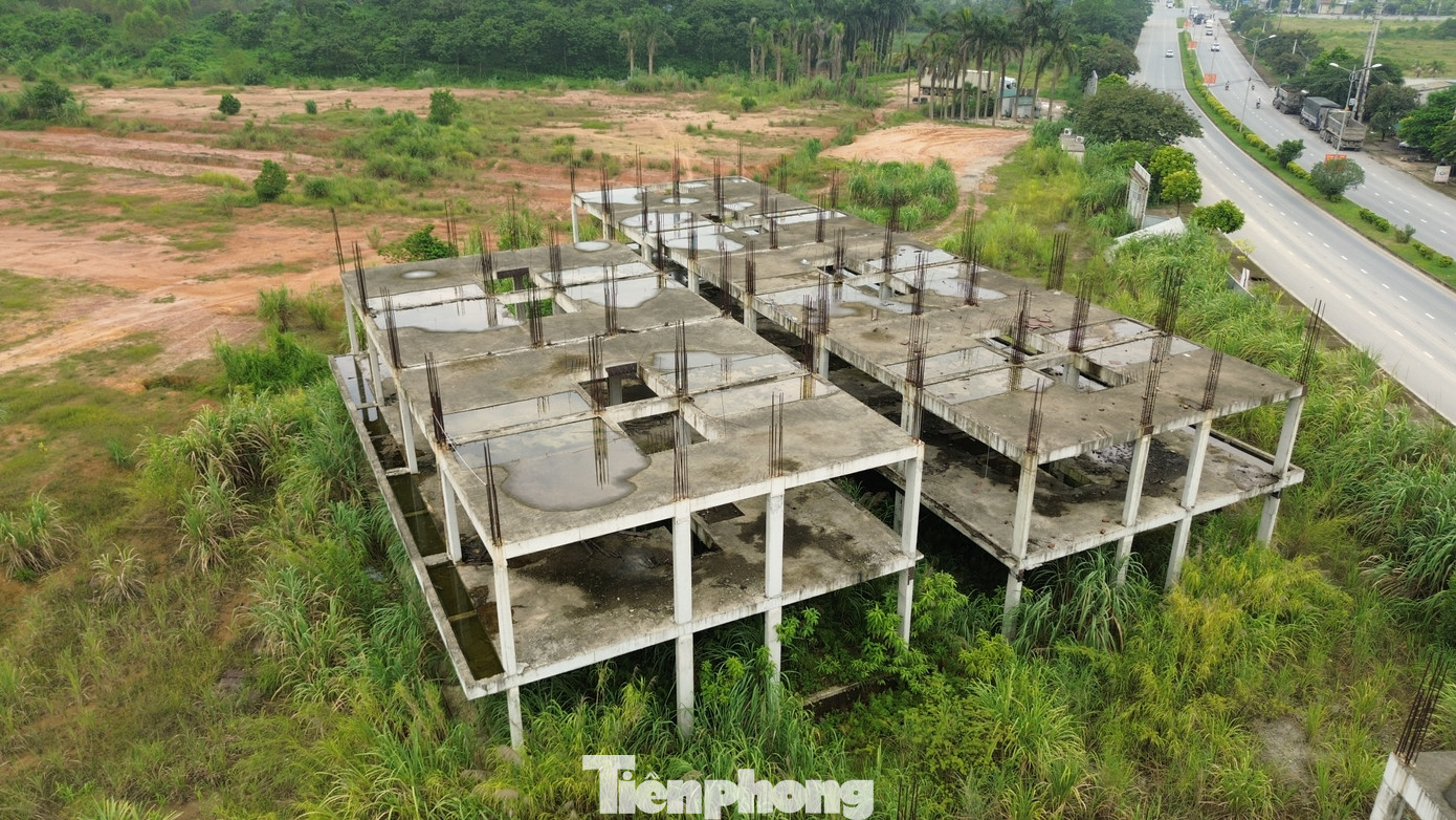 Theo tìm hiểu từ phối cảnh dự án, thì đây là các dãy nhà liền kề, phía bên trong các dãy nhà là khu vực sân golf.