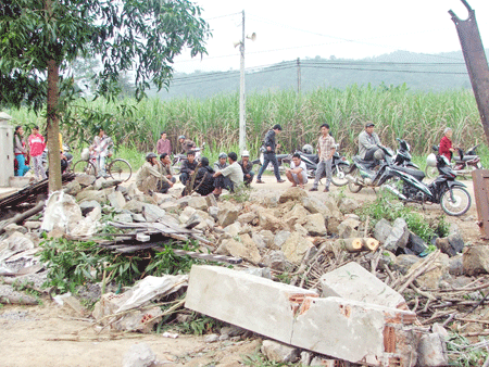 Hiện trường vụ tai nạn