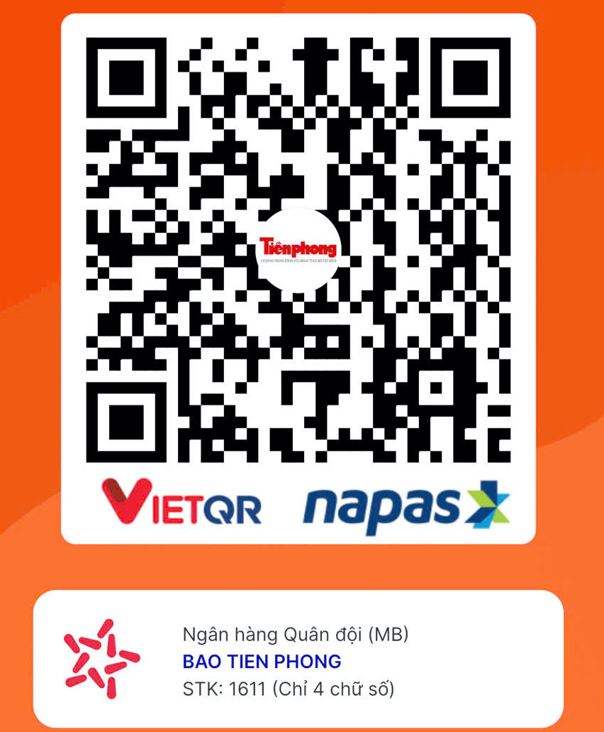 QR Code tài khoản thiện nguyện của Báo Tiền Phong