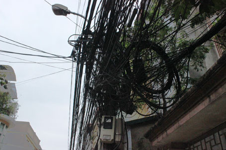 Dọn “rác trời” trên nhiều tuyến phố ảnh 2