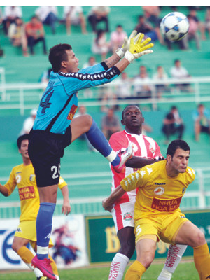 Hà Nội T&T Hà Nội gặp lại Navibank Sài Gòn Ảnh: Tường Vũ 