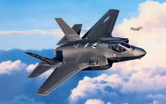 F-35 Lightning II là tên gọi chung cho 3 biến thể máy bay dựa trên thiết kế cơ sở X-35 của dự án phát triển máy bay tiêm kích phối hợp một chỗ ngồi, có khả năng tàng hình, thực hiện nhiều nhiệm vụ như yểm trợ cận chiến, ném bom chiến thuật... Ảnh: Lockheed Martin. F-35 Lightning II là tên gọi chung cho 3 biến thể máy bay dựa trên thiết kế cơ sở X-35 của dự án phát triển máy bay tiêm kích phối hợp một chỗ ngồi, có khả năng tàng hình, thực hiện nhiều nhiệm vụ như yểm trợ cận chiến, ném bom chiến thuật... Ảnh: Lockheed Martin.