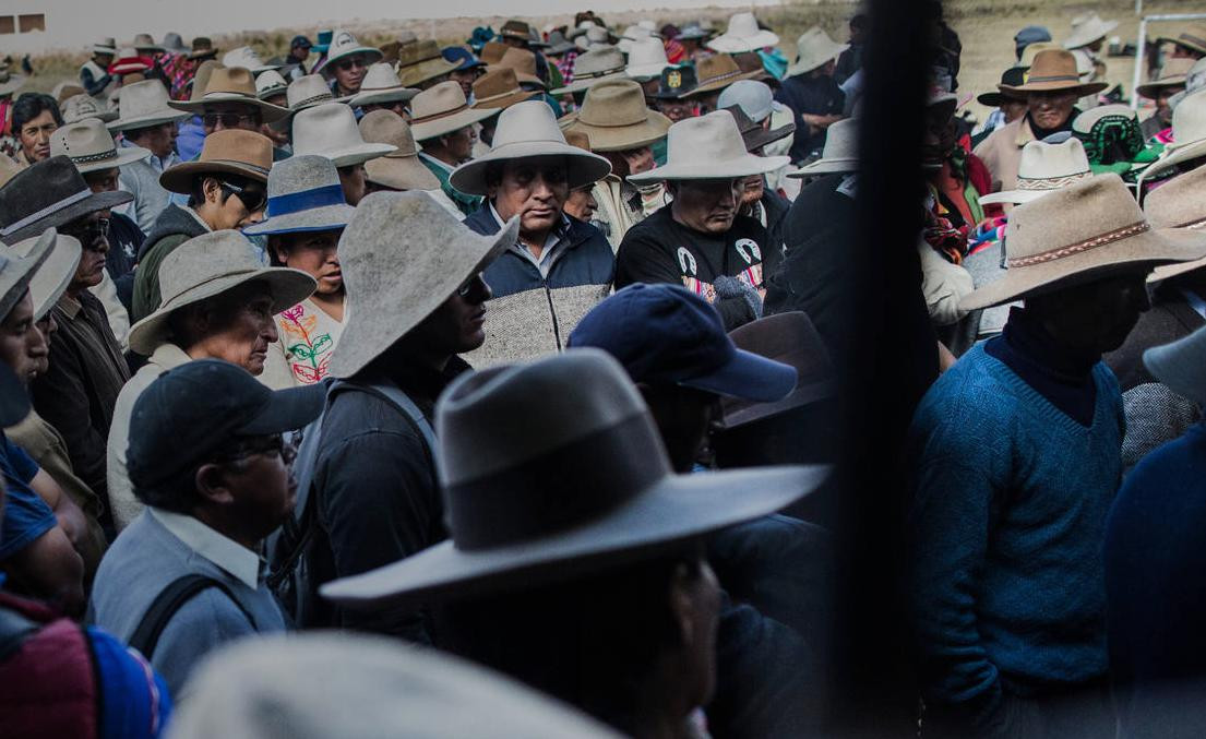 Người dân Espinar tập trung hồi tháng 6 để phản đối tập đoàn khai khoáng đa quốc gia Glencore gây ô nhiễm môi trường. Ảnh: SWI. Người dân Espinar tập trung hồi tháng 6 để phản đối tập đoàn khai khoáng đa quốc gia Glencore gây ô nhiễm môi trường. Ảnh: SWI.