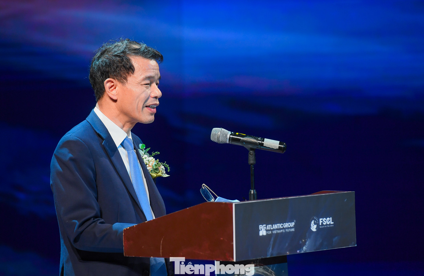 Ông Vũ Thanh Mai - Phó trưởng ban Tuyên giáo T.Ư phát biểu tại chương trình.