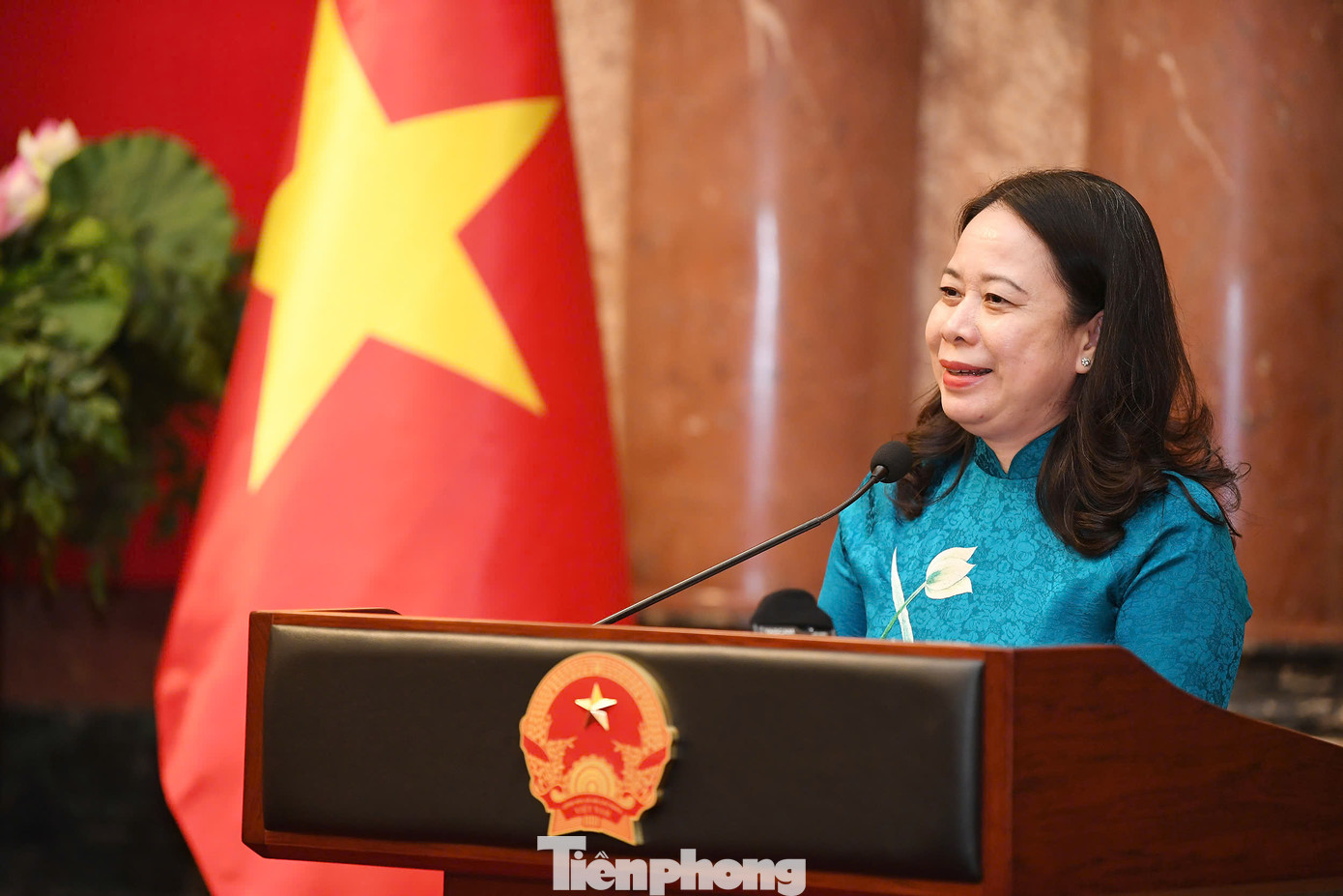 Phó Chủ tịch nước Võ Thị Ánh Xuân đánh giá cao sáng kiến của T.Ư Đoàn trong việc tổ chức Giải thưởng Khuê Văn Các