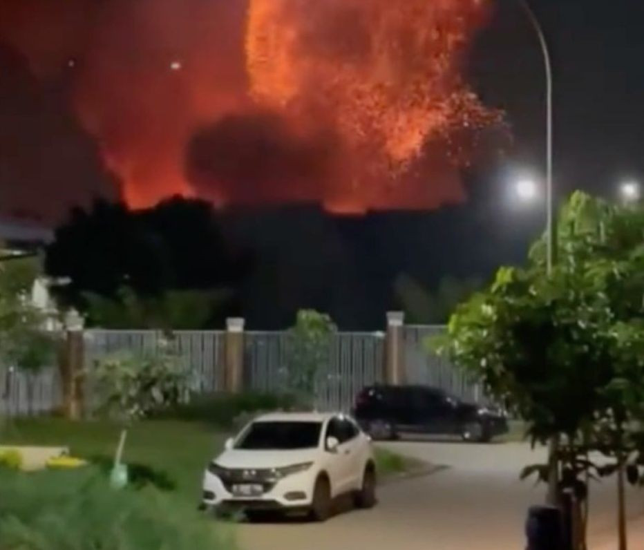 Hiện trường vụ cháy. Ảnh: SCMP