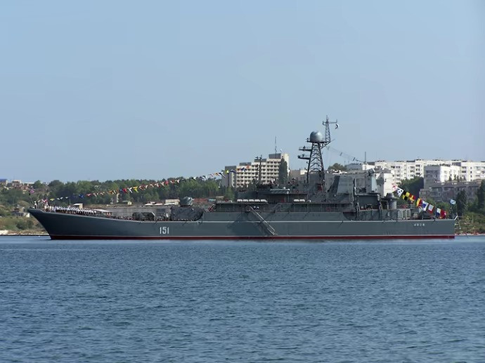 Tàu đổ bộ Azov. Ảnh: Hạm đội Biển Đen
