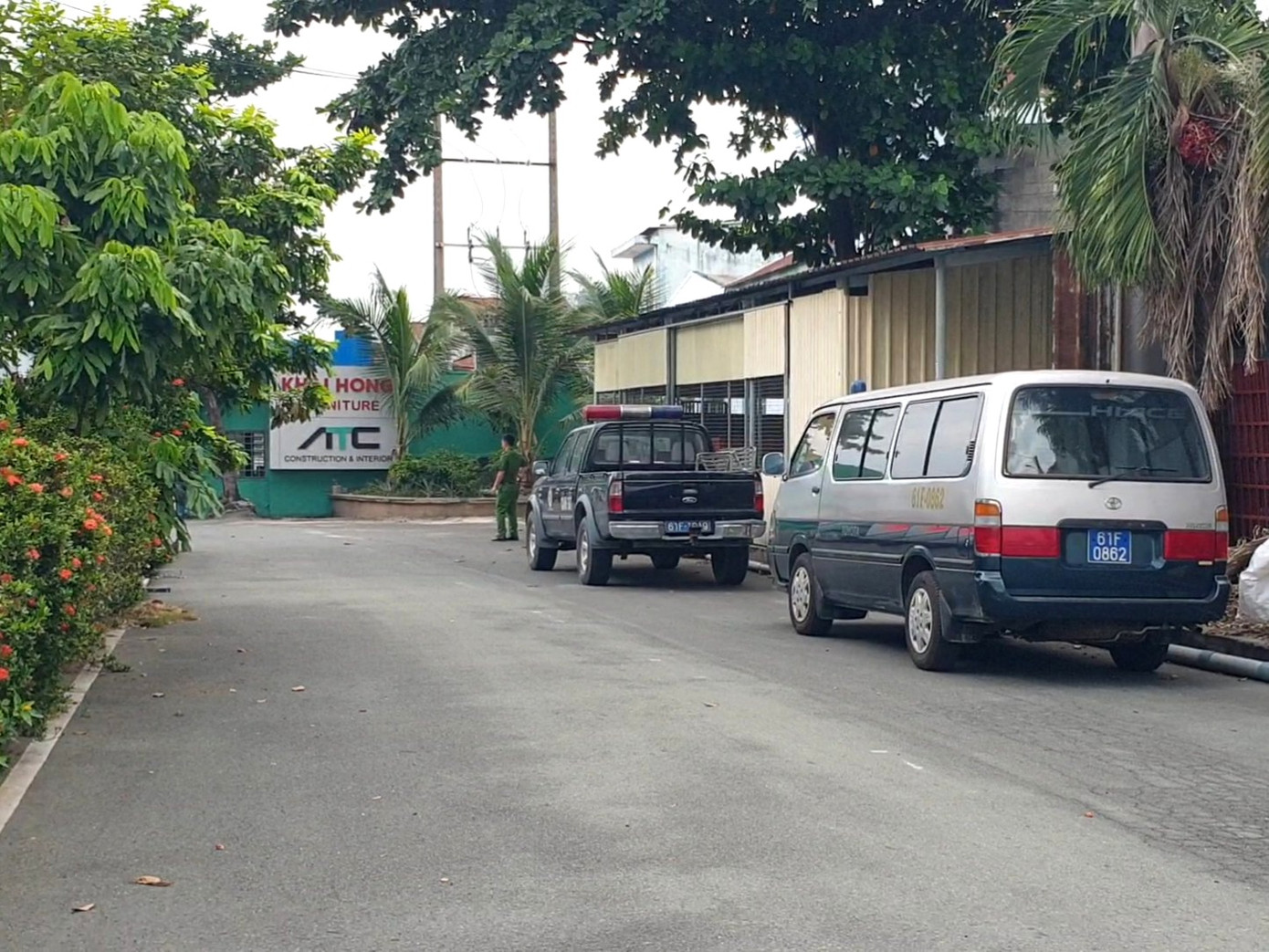 Hiện trường nơi xảy ra vụ việc