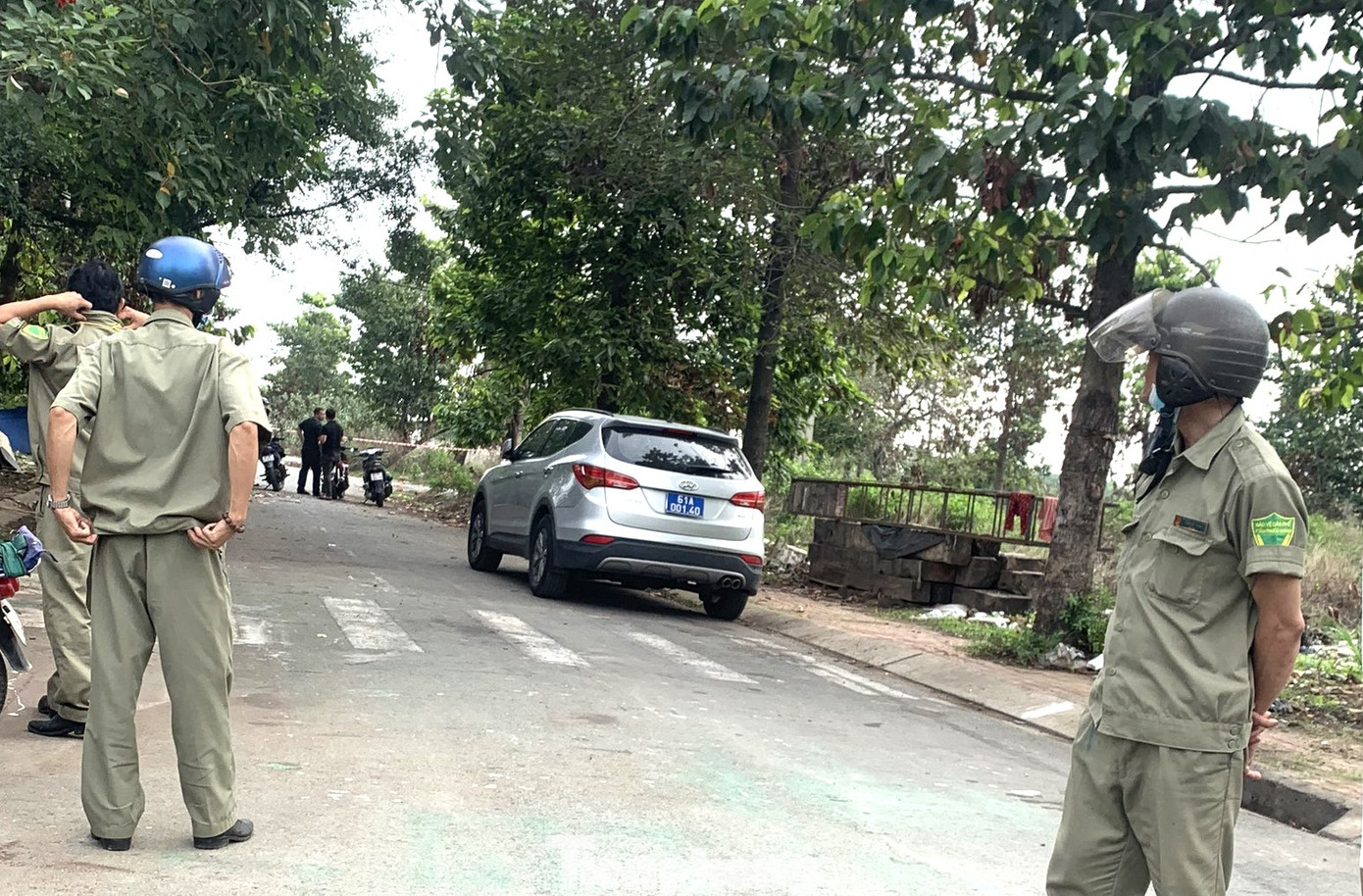 Hiện trường đang được cơ quan chức năng phong tỏa