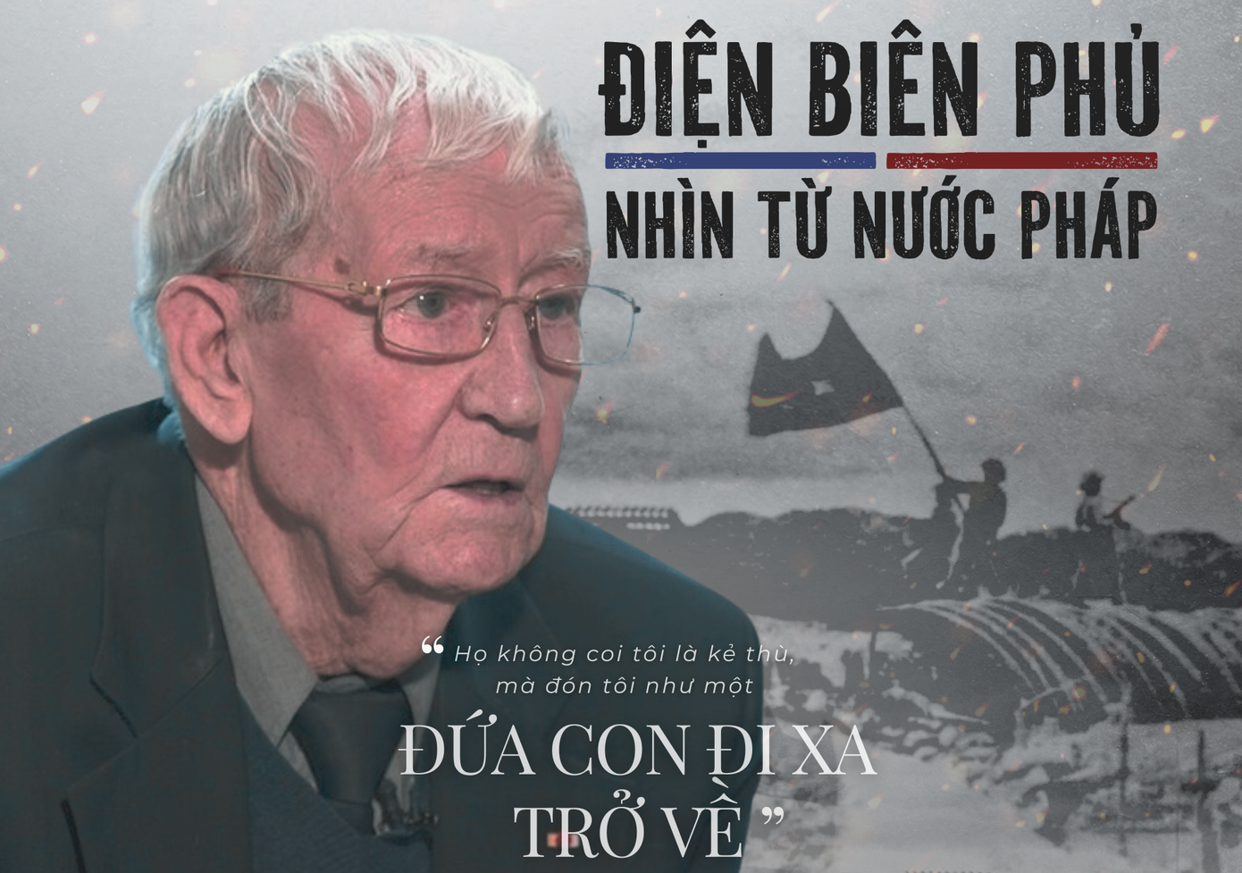 Ông Pierre Flamen tâm sự: "Họ không coi tôi là kẻ thù mà đón tôi như một đứa con đi xa trở về".