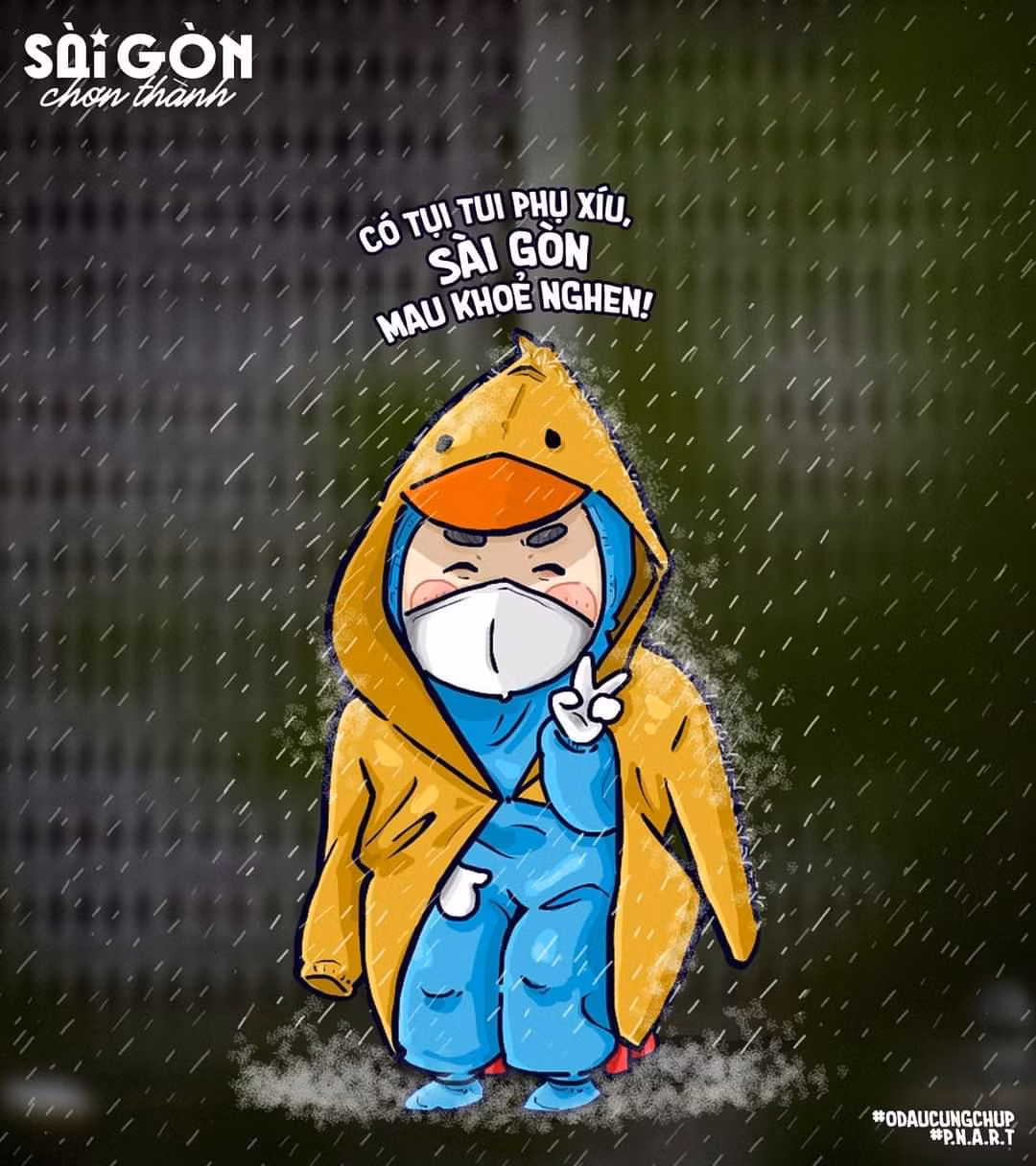 "Sài Gòn mau khỏe nghen!" - Ảnh: NVCC