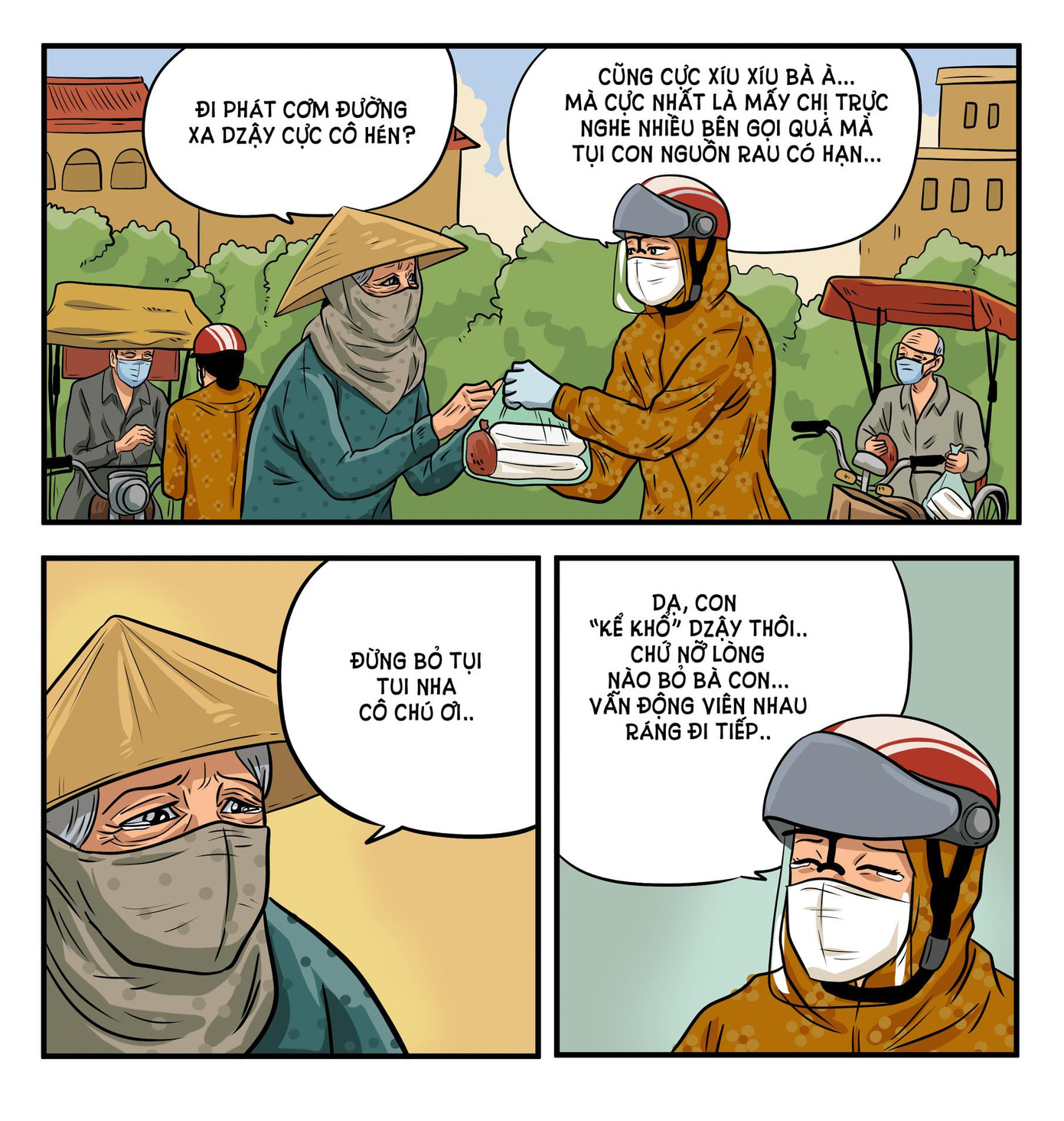 &quot;Kể khổ vậy thô chứ nỡ lòng nào bỏ bà con...&quot;