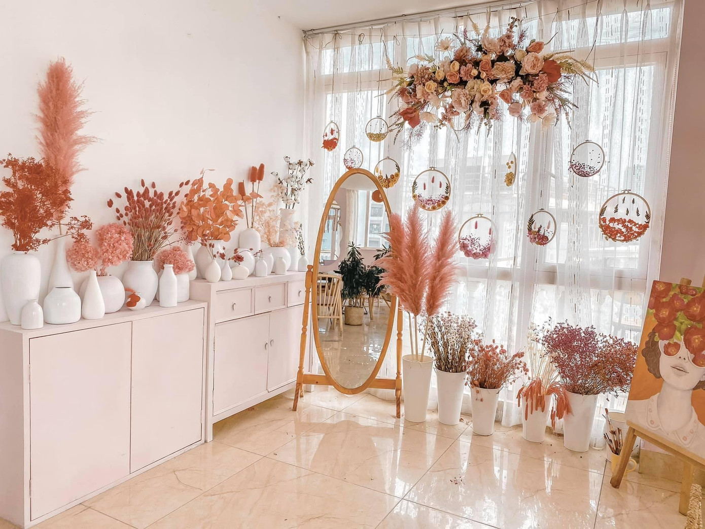 Style &quot;bánh bèo&quot; xinh xắn - Ảnh: EM Rooftop Cafe