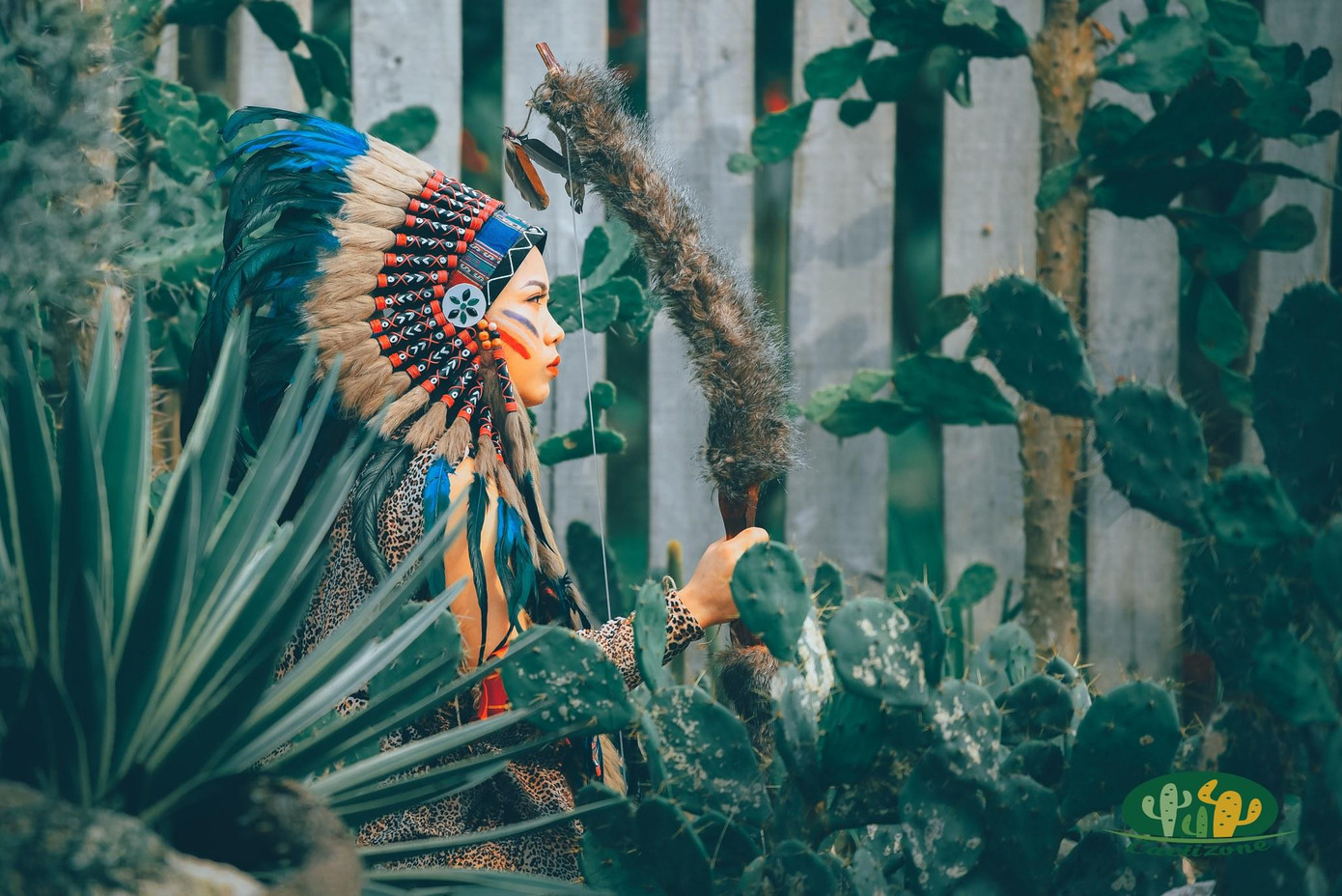 Background và trang phục cực kỳ ấn tượng - Ảnh: Cacti Zone