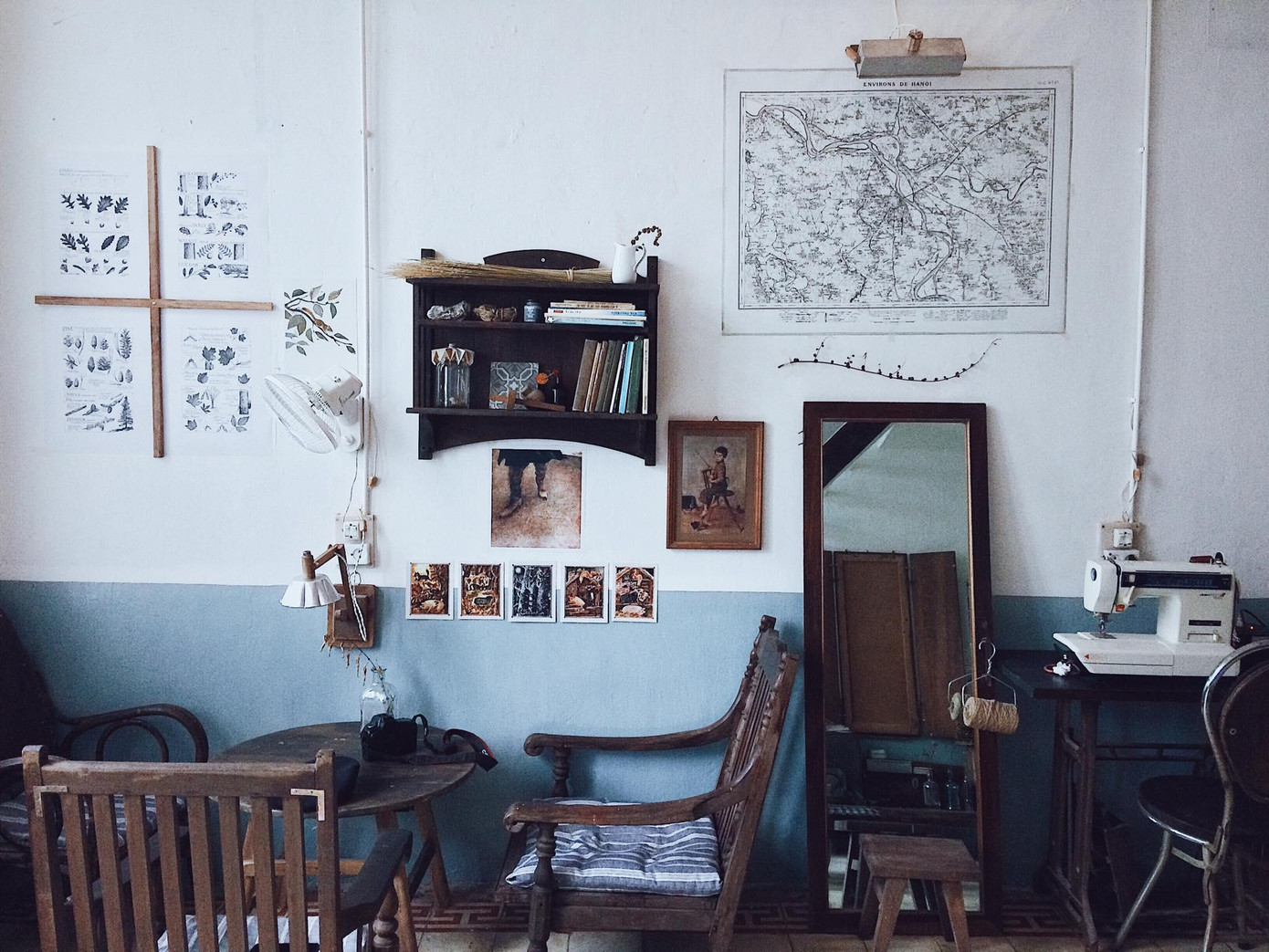 Những vật trang trí vintage - Ảnh: The Little Plan Những vật trang trí vintage - Ảnh: The Little Plan