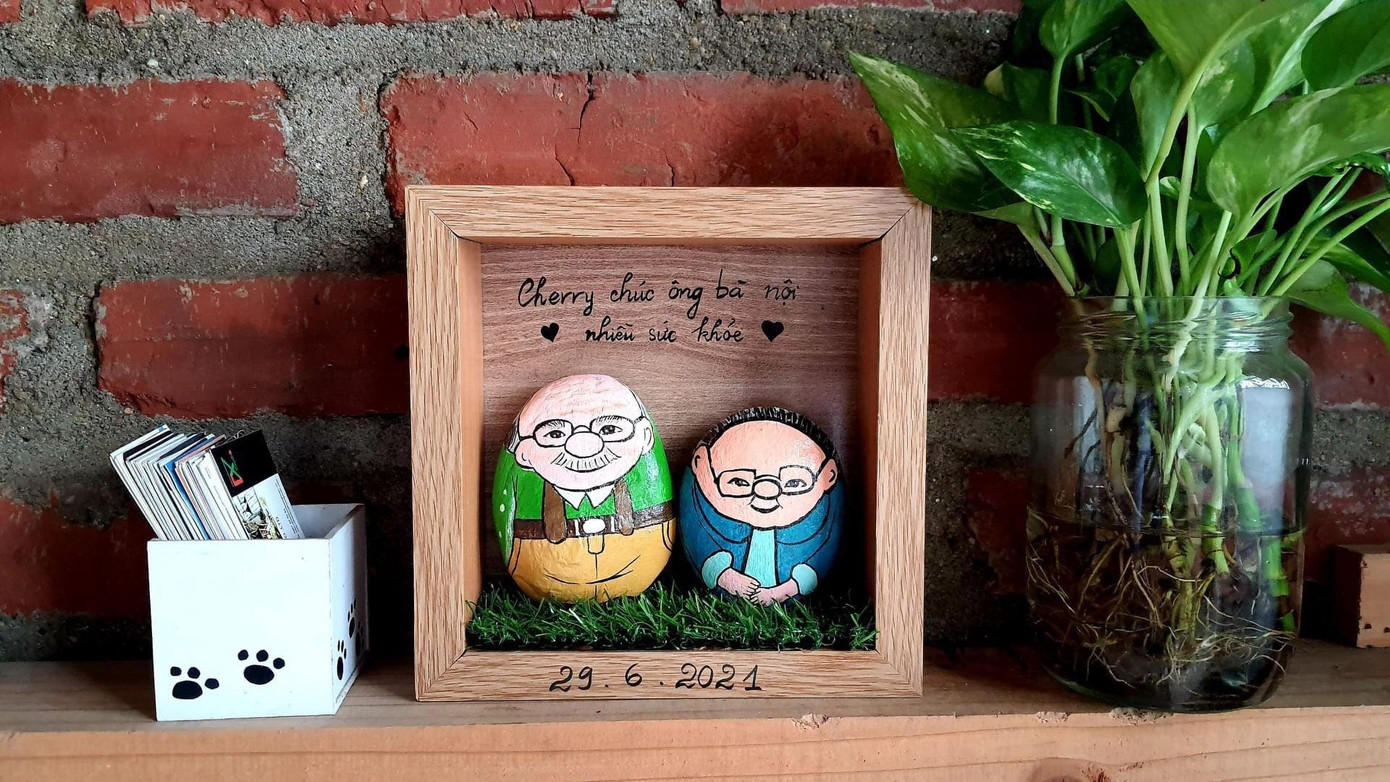 Bức này đem tặng ông bà thì tuyệt!