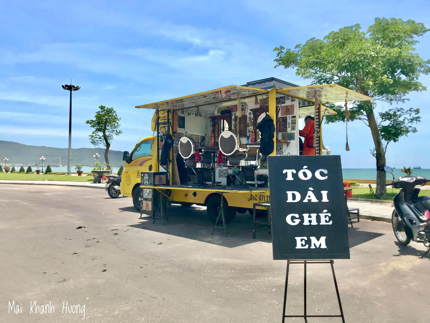 Tóc dài ghé em, tóc ngắn mà vẫn muốn cắt cho mát thì cũng ghé em nha! - Ảnh: Mai Khanh Huong Tóc dài ghé em, tóc ngắn mà vẫn muốn cắt cho mát thì cũng ghé em nha! - Ảnh: Mai Khanh Huong